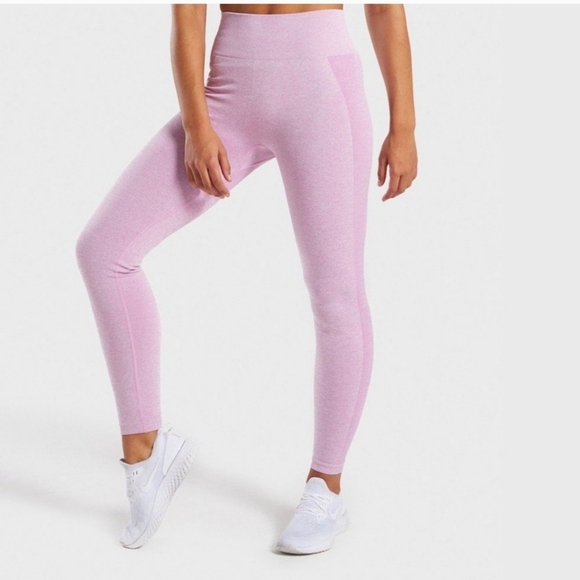 GYMSHARK Flex High Waisted Pink Leggings - Picture 2 of 11